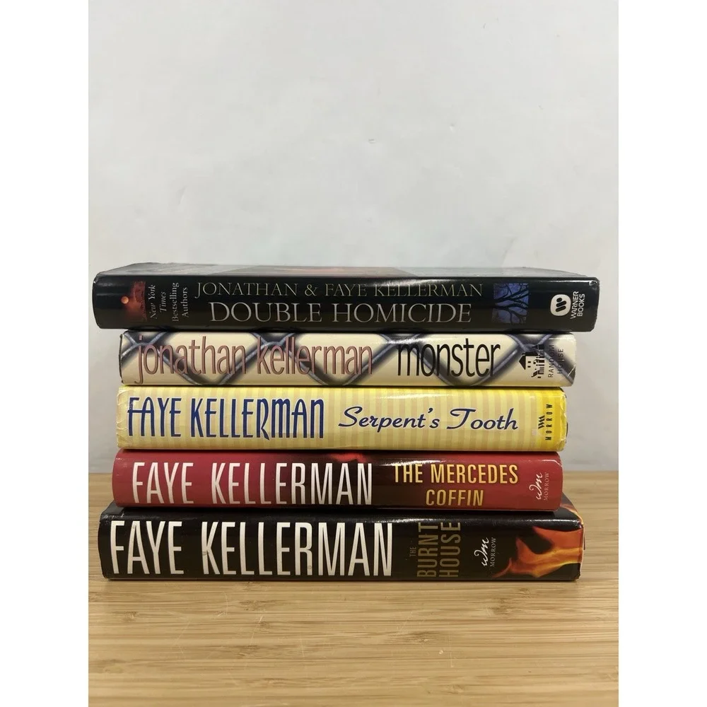 Jonathan & Faye Kellerman Mystery Thriller Hardcover Books w/ DJ Lot‎ (5)